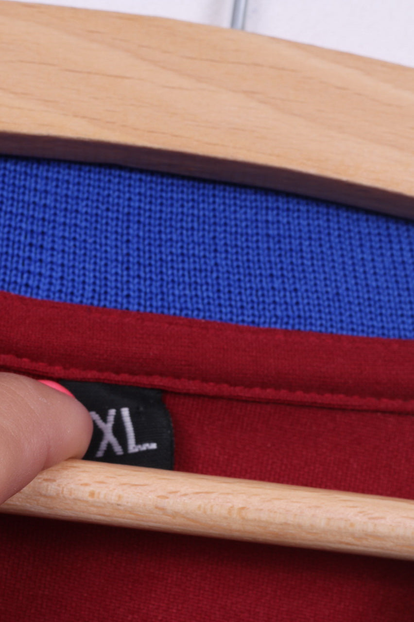 Chemise XL à manches longues pour homme, maillot de sport, manches raglan marron 