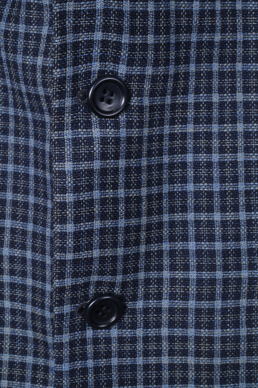 Roeterink Bocholt Uomo 50 40 Blazer Blu Vintage Check Giacca 100% Lana Made in Italy