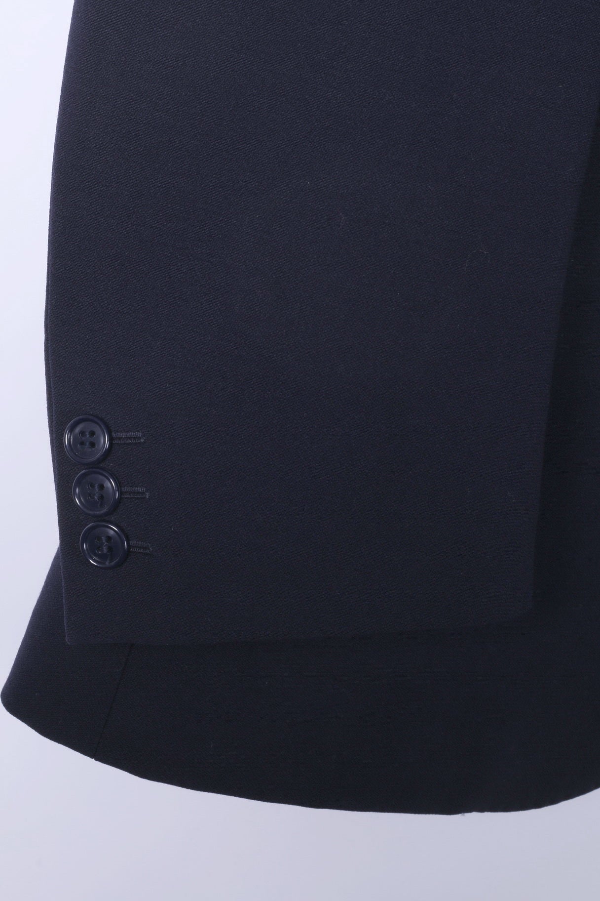 FATINA Giacca da uomo 54 S Navy 100% lana Classic Roma Retro giacca monopetto