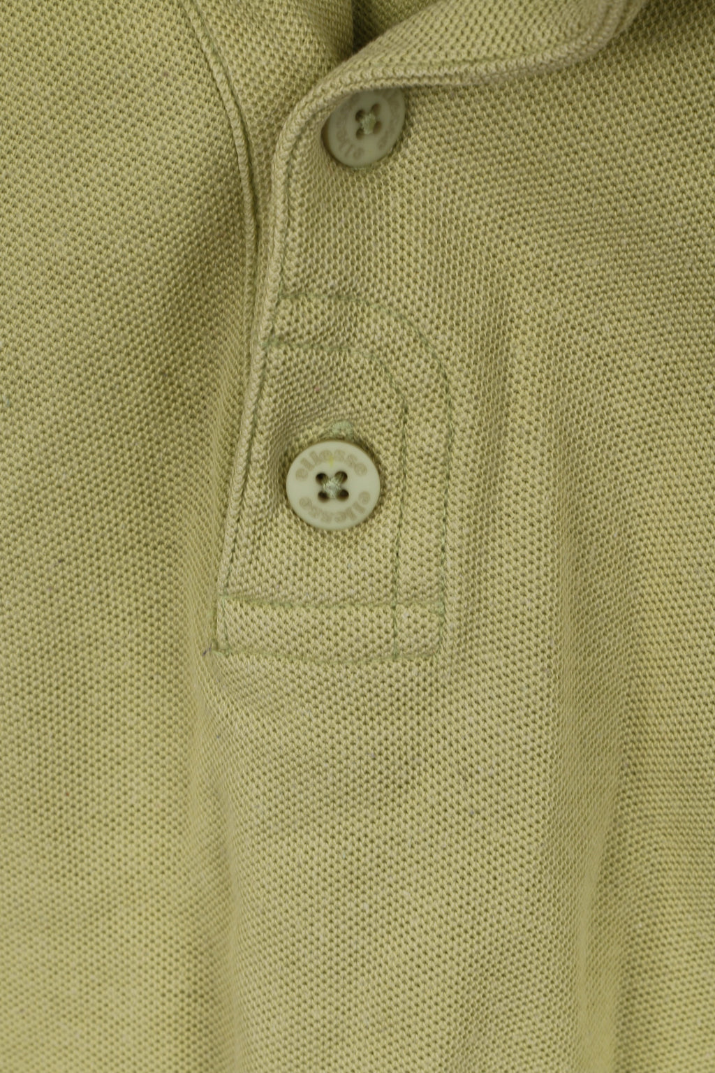 Ellesse Polo L Homme Coton Olive Boutons Détaillés