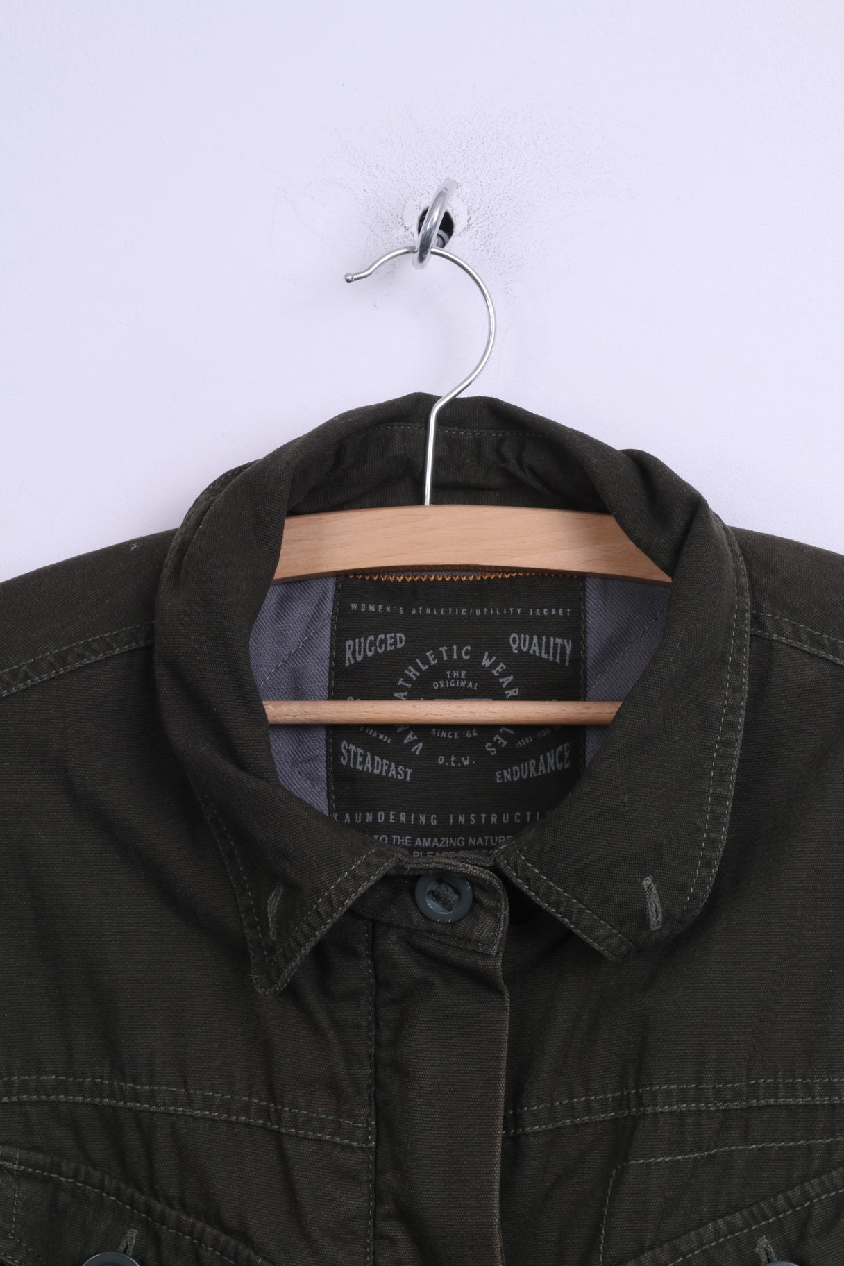 Vans Femme L Jacket Vert Parka Coton Rembourré