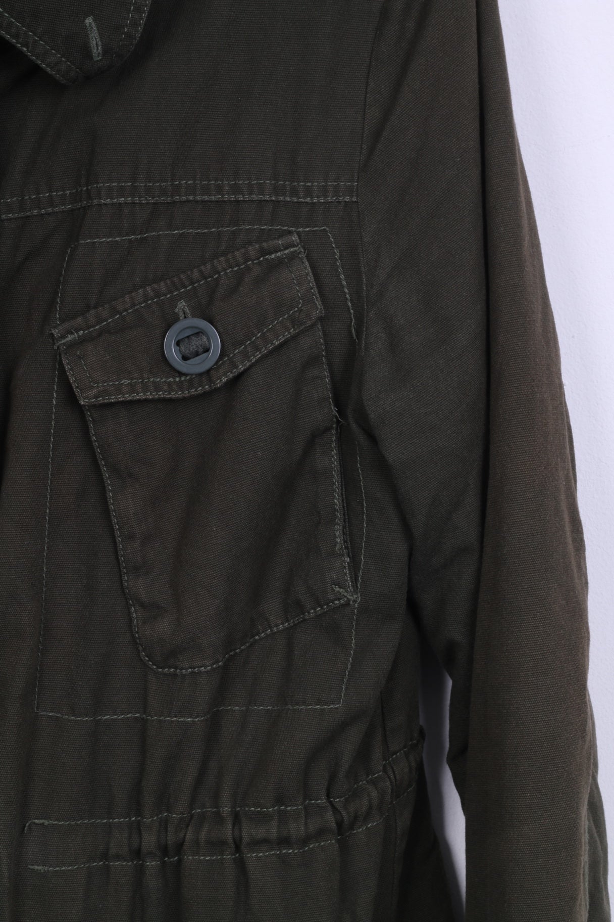 Vans Femme L Jacket Vert Parka Coton Rembourré