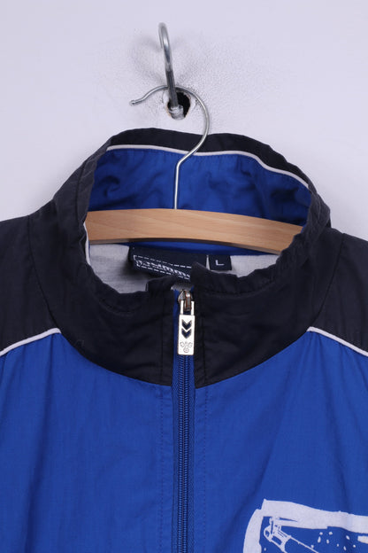 Hummel Mens L Jacket Lightweight Beuchel und Partner Full Zipper Blue TuS Westfalia Hombruch Sportswear Top