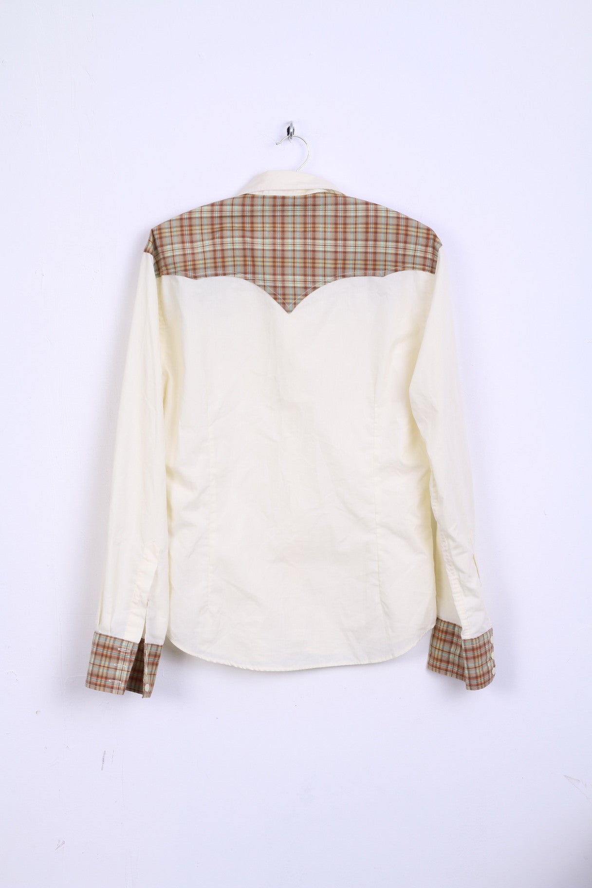 Moods of Norway Chemise décontractée M pour homme en coton écru à manches longues