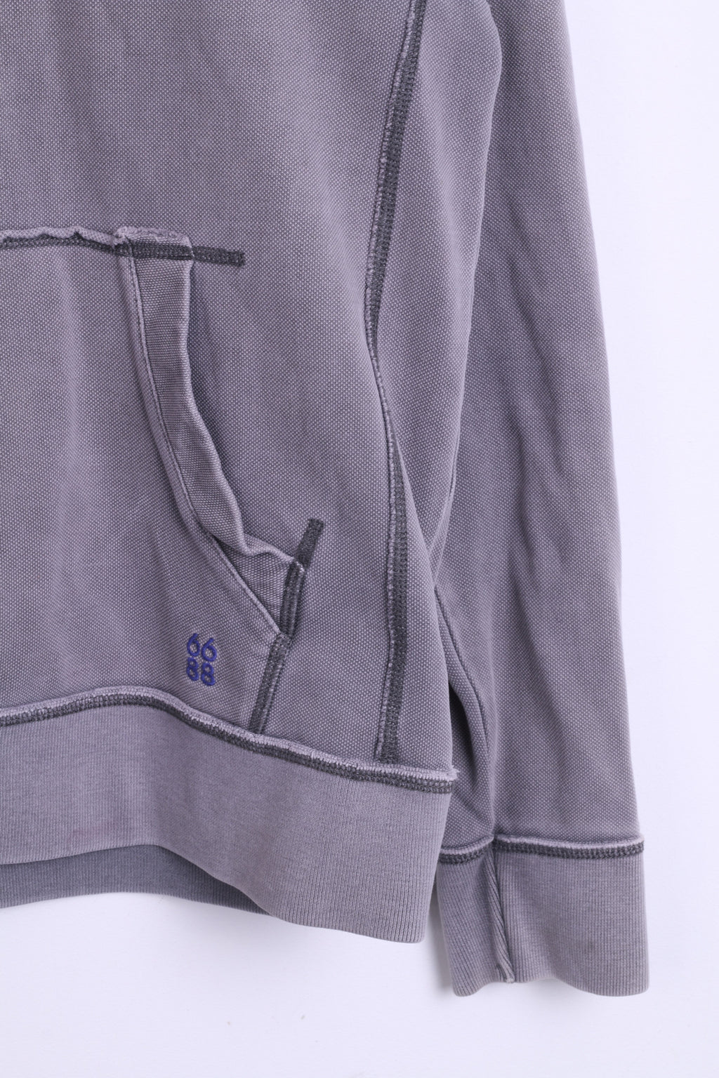 Originals Fot Face Mens S Sweatshirt Zip Neck Washed Look Cotton - RetrospectClothes