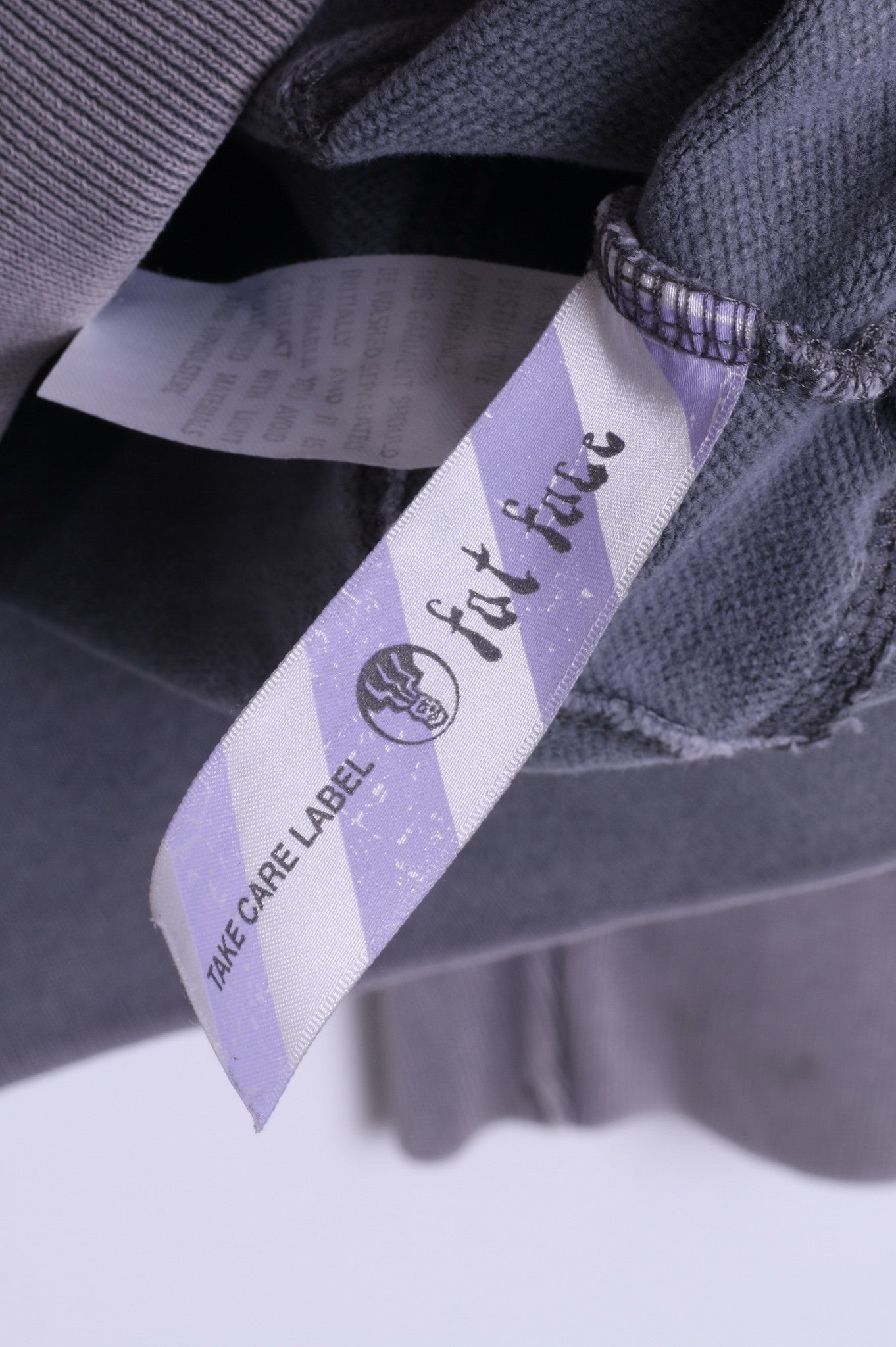 Originals Fot Face Mens S Sweatshirt Zip Neck Washed Look Cotton - RetrospectClothes