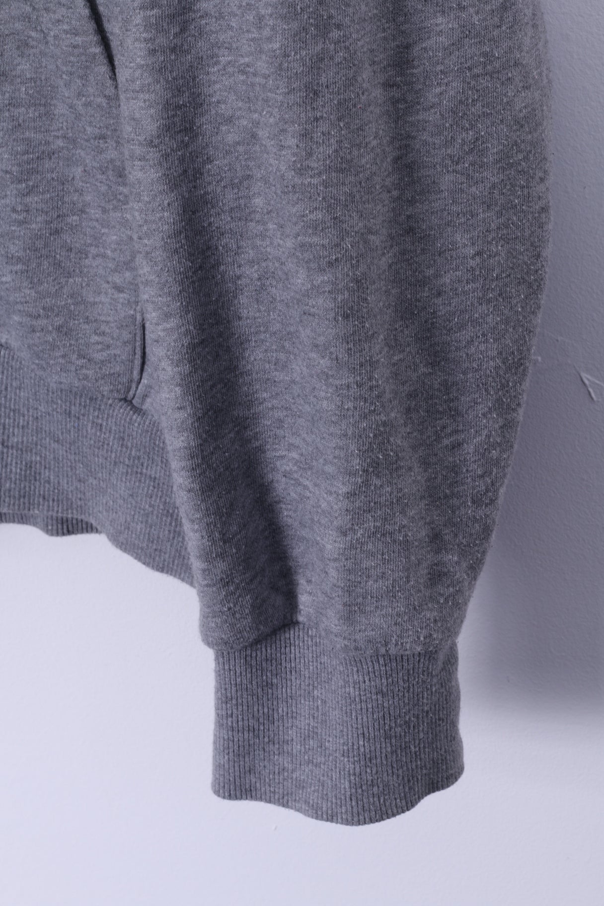 Puma Sweat à capuche L pour homme en coton gris avec poche kangourou