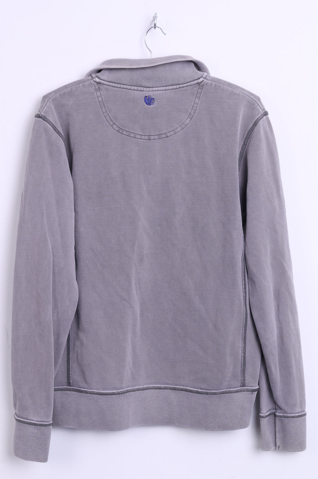 Originals Fot Face Mens S Sweatshirt Zip Neck Washed Look Cotton - RetrospectClothes