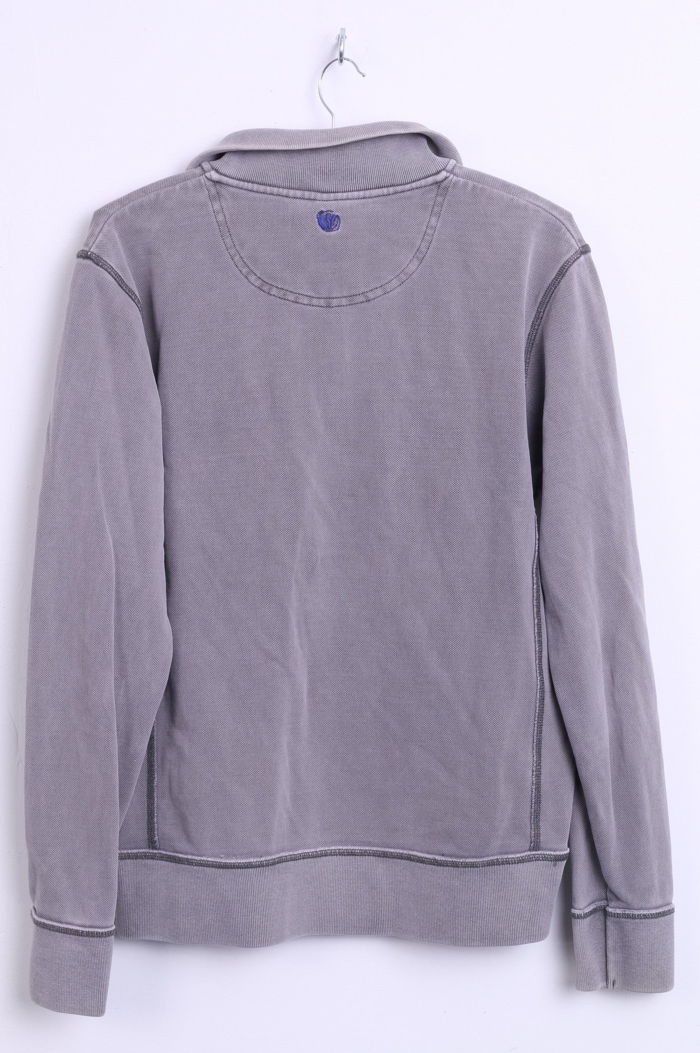 Originals Fot Face Mens S Sweatshirt Zip Neck Washed Look Cotton - RetrospectClothes