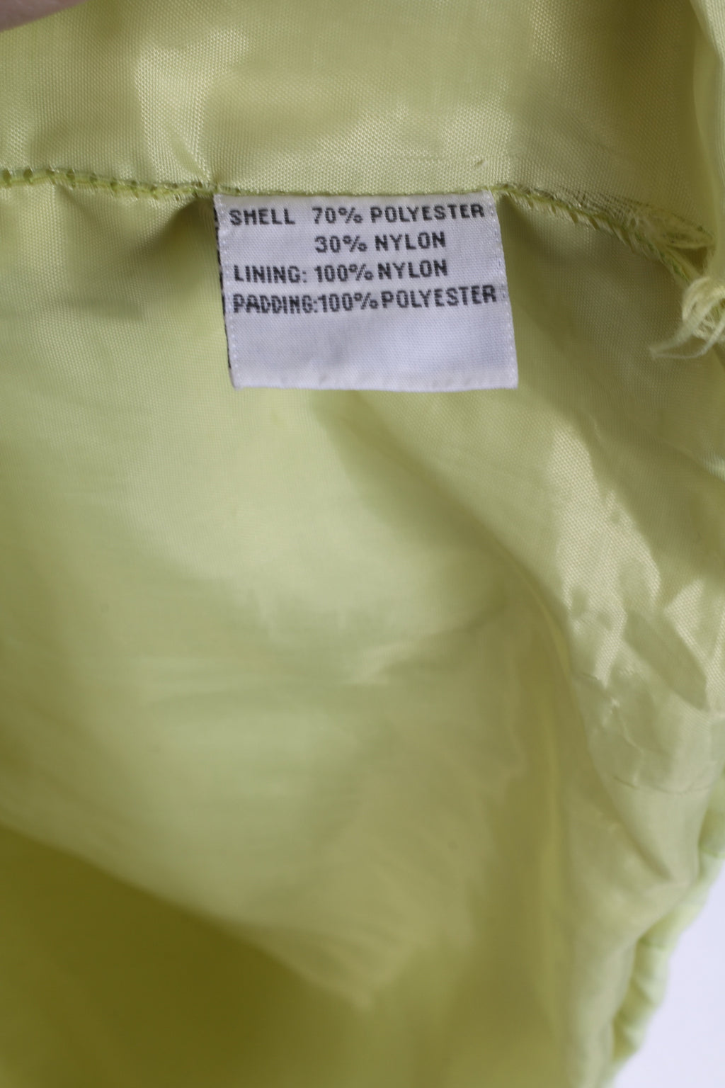 Marc Lauge Womens M Vest Lime Waistcoat Bodywarmer Quilted Lightweight Top