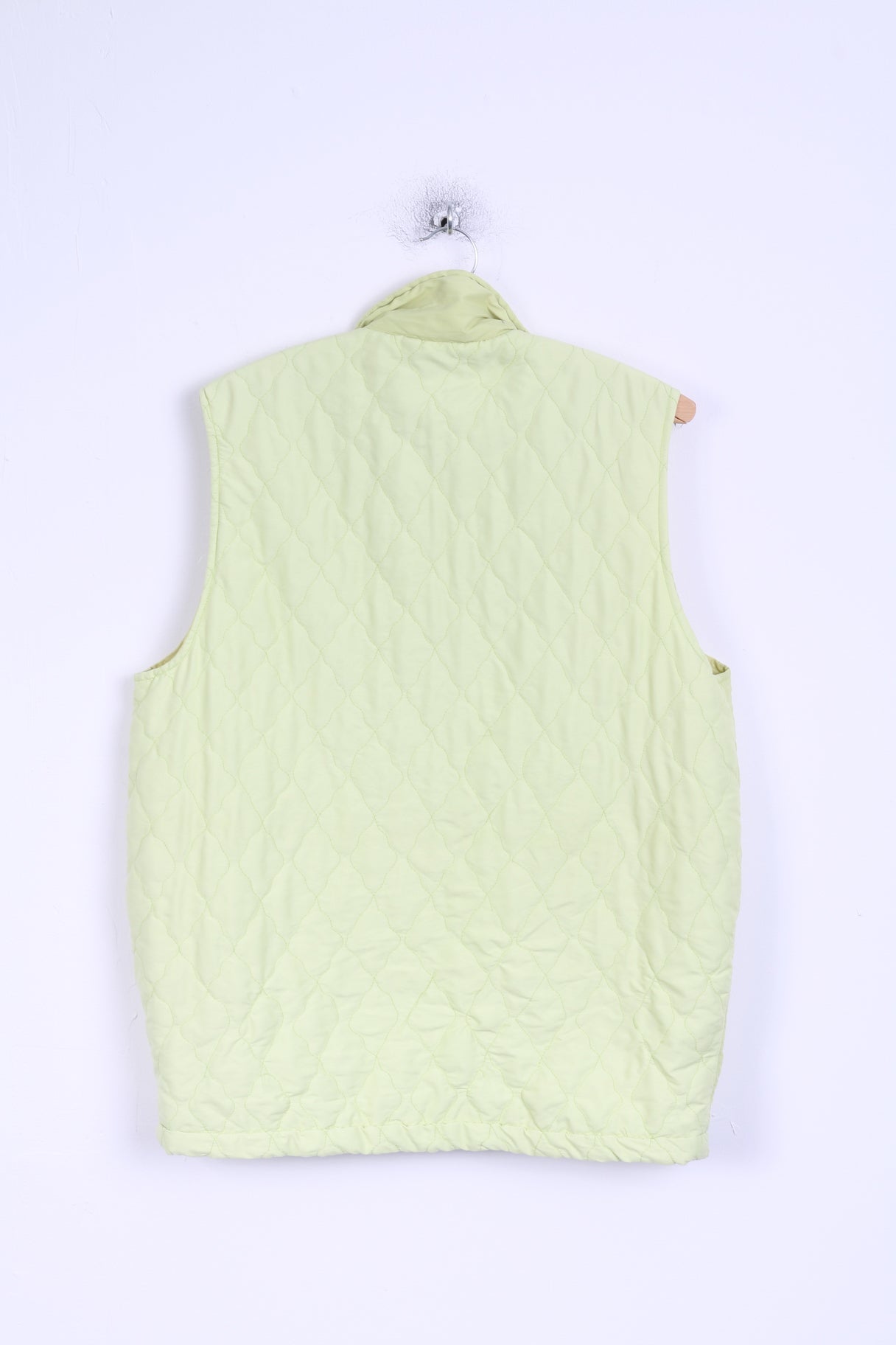 Marc Lauge Womens M Vest Lime Waistcoat Bodywarmer Quilted Lightweight Top
