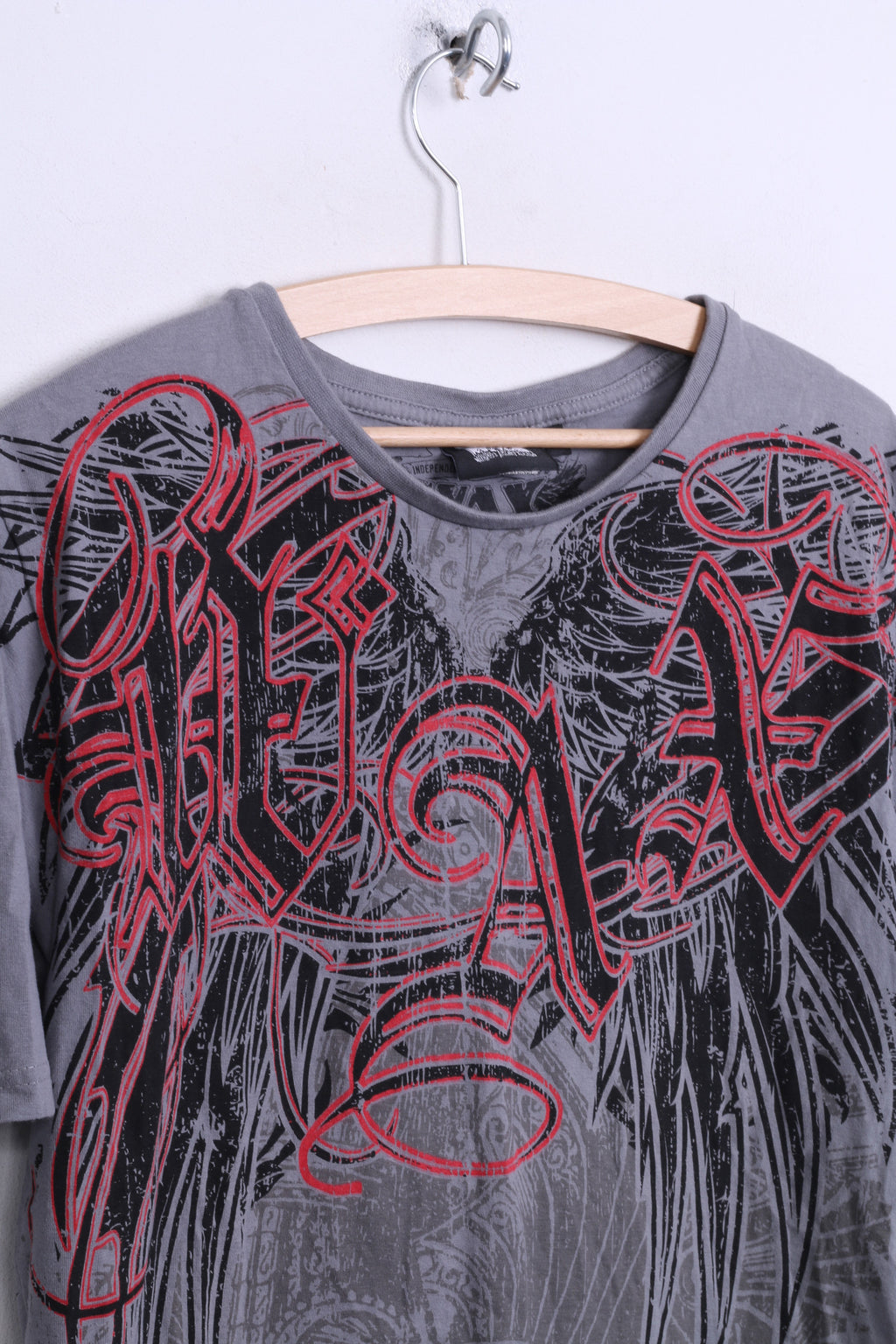 Wax Action Mens M Shirt Grey Cotton