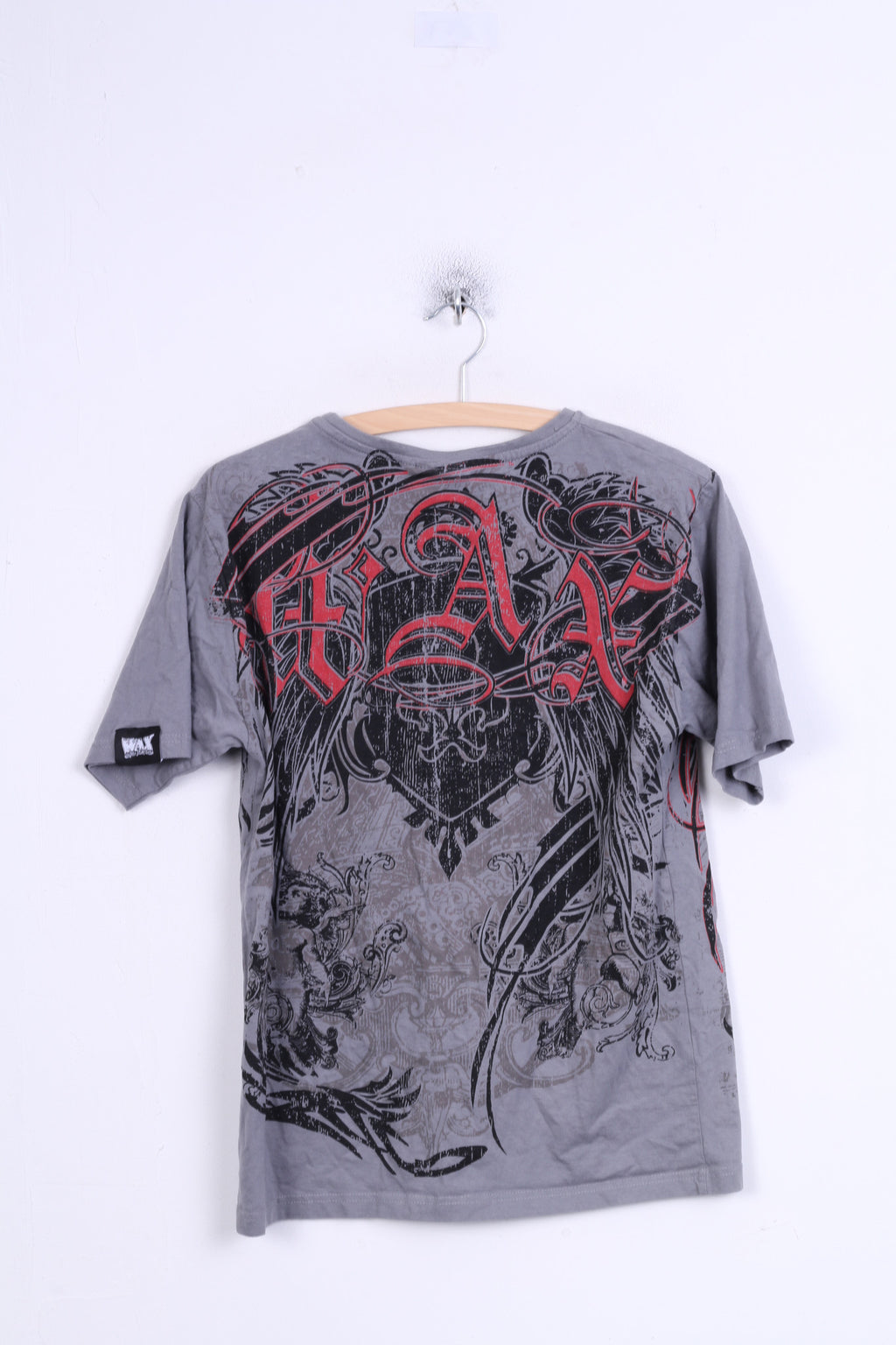 Wax Action Mens M Shirt Grey Cotton