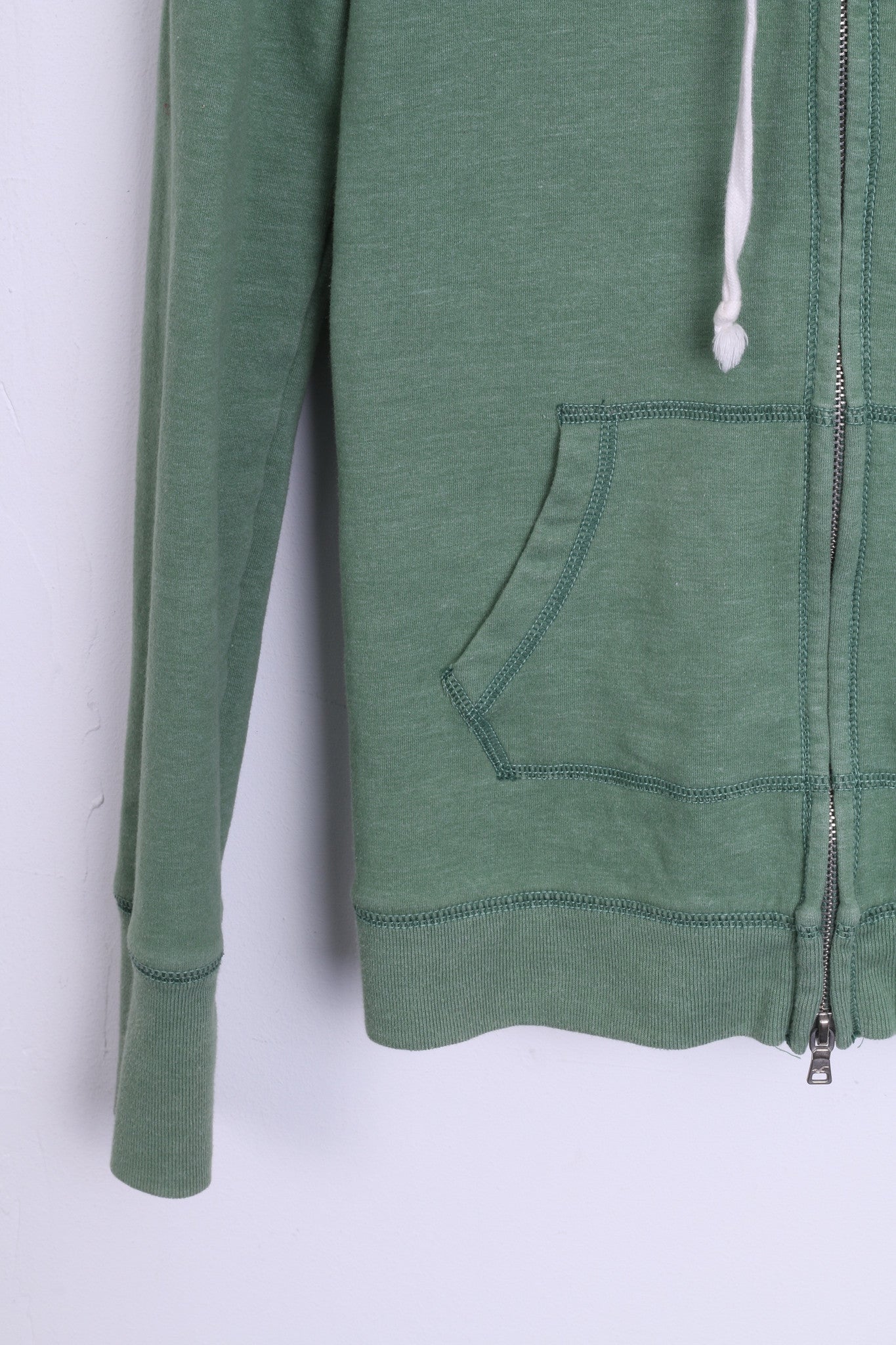 Hollister California Womens S Sweatshirt Hood Green Cotton Jumper - RetrospectClothes