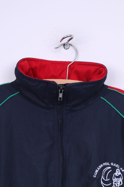 Azzuri Sport Cumann Peil Gael na MBAN Veste S pour homme avec fermeture éclair complète Bleu marine Sportswear léger Mullinahone Under 16 County Chamions 2009 