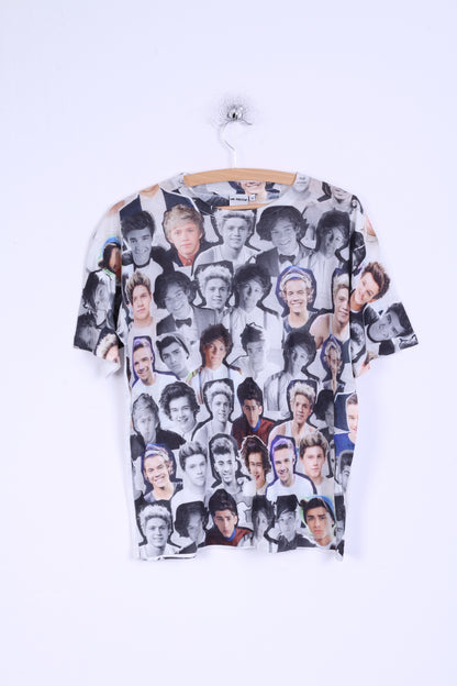 Atmosphere One Direction Womens 14 L Shirt Music band 1D Printed