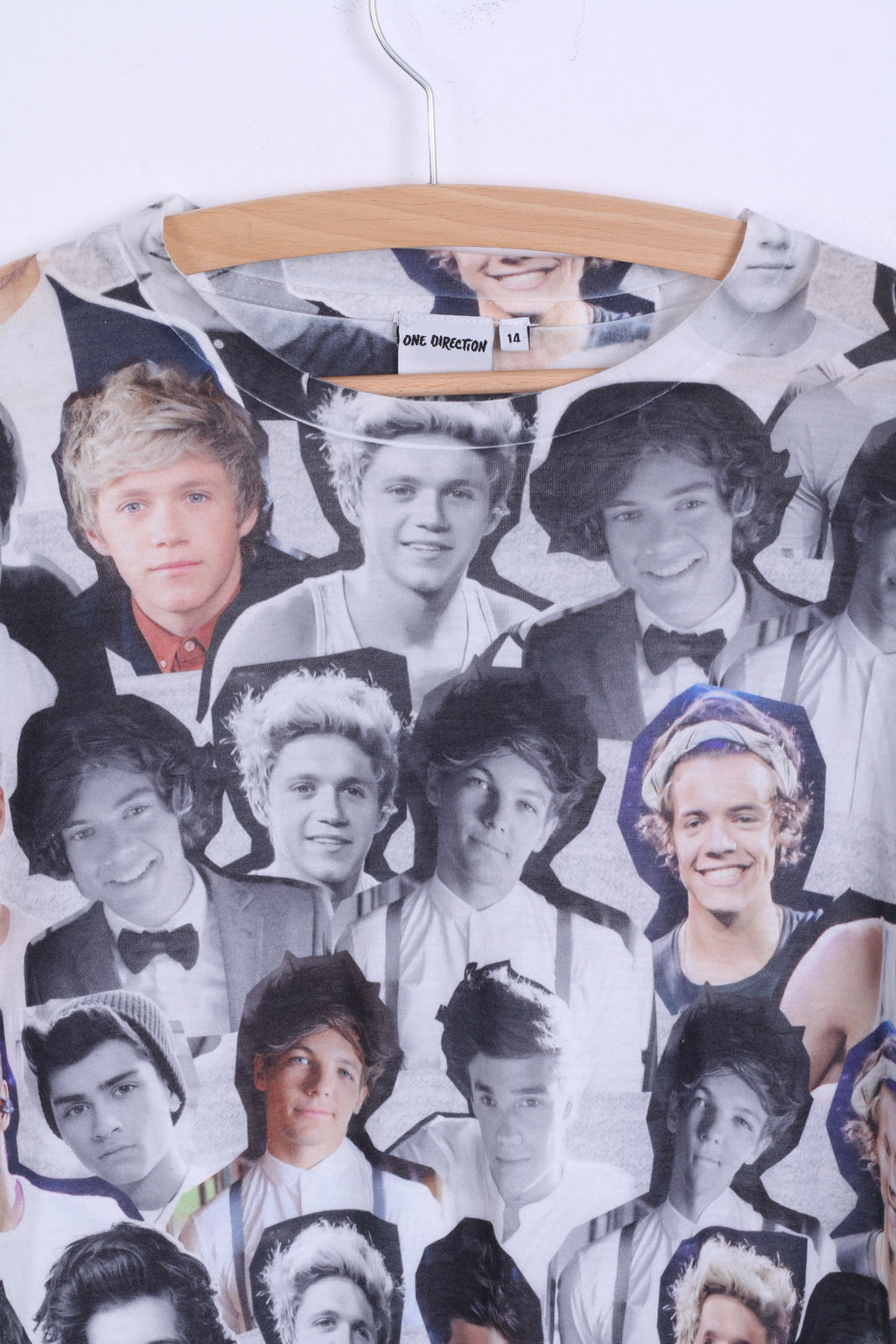 Atmosphere One Direction Womens 14 L Shirt Music band 1D Printed