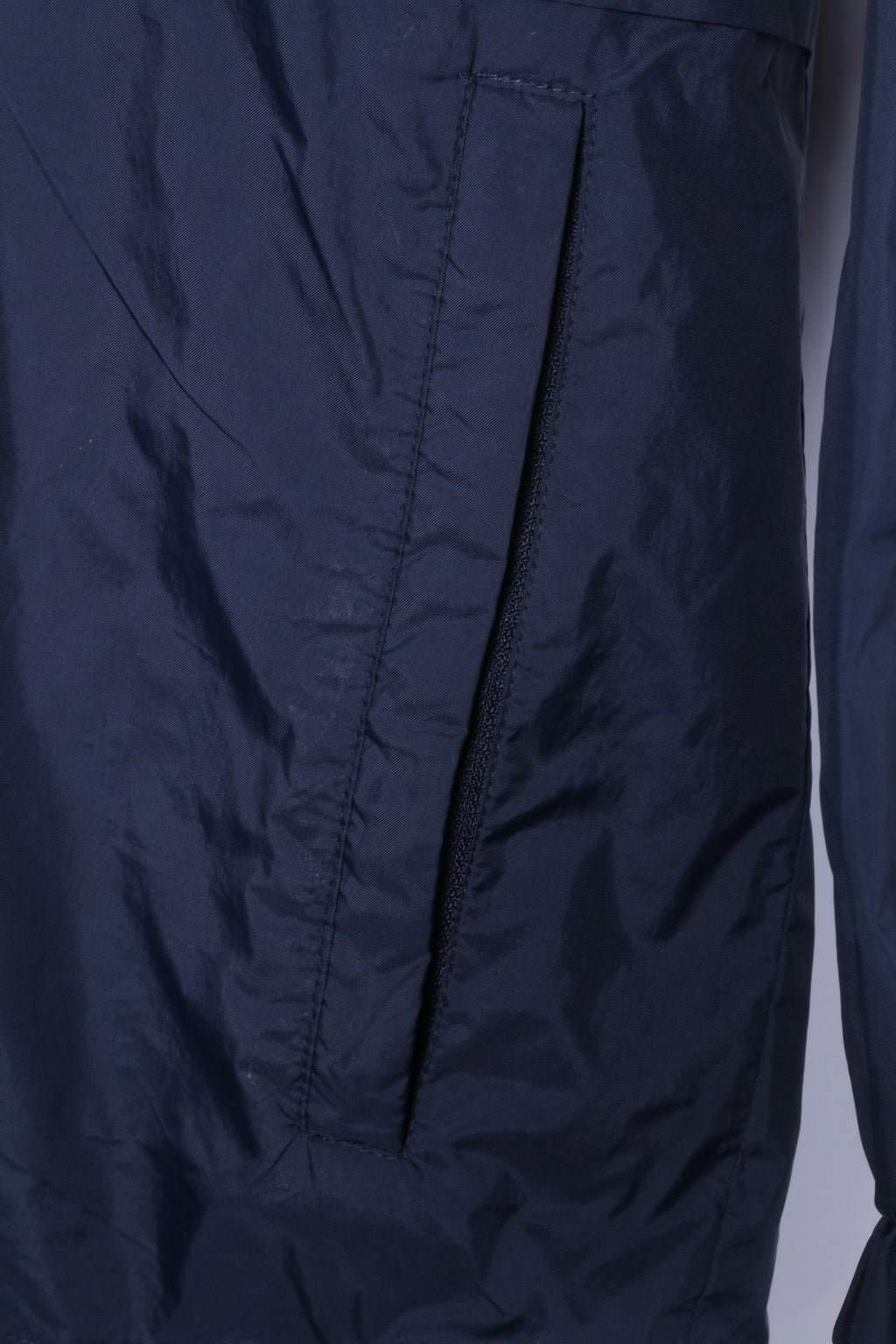 Game Gear Veste pour garçon de 13 à 14 ans en nylon bleu marine avec capuche cachée