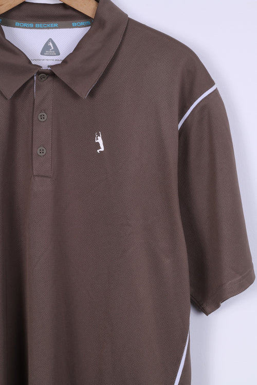 Boris Becker Polo L Homme Toupe Sport Tennis Equipment