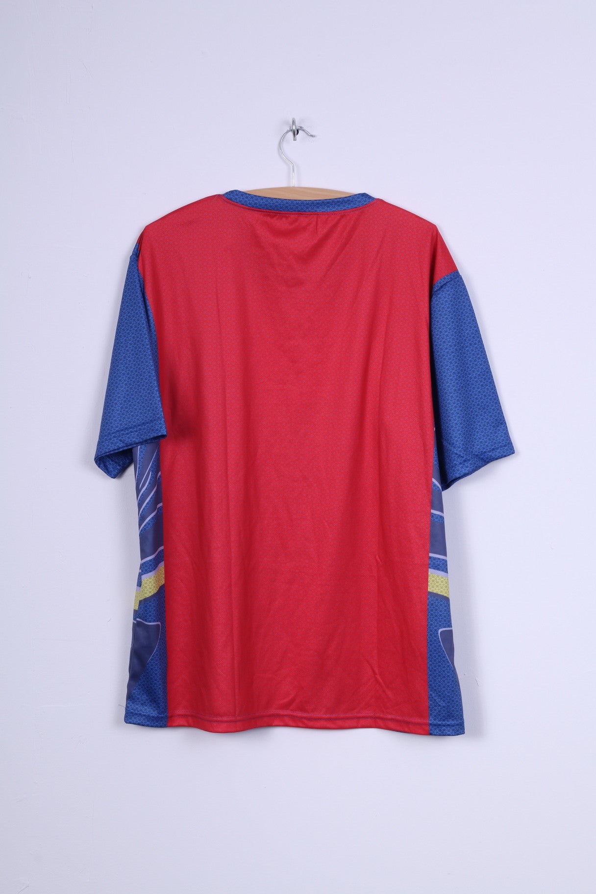 No name Chemise XXXL pour homme Superman Comic Bleu brillant Top ras du cou