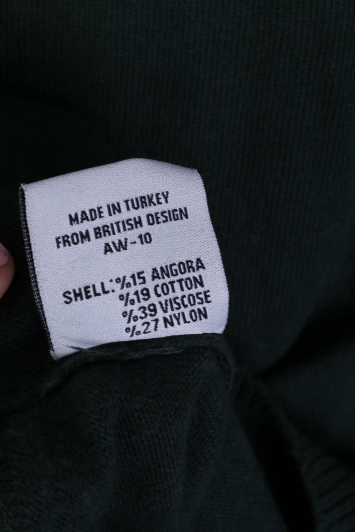 Superdry Pull M Jumper Vert Cotton Japan Pull Ras Du Cou Homme