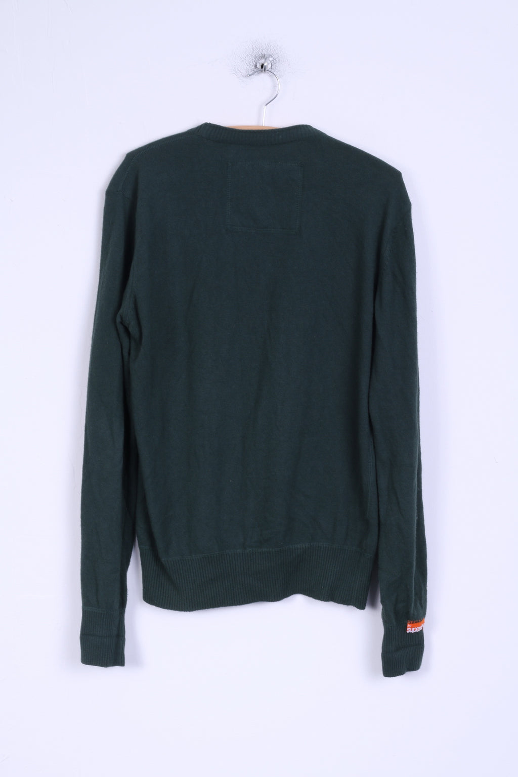 Superdry Pull M Jumper Vert Cotton Japan Pull Ras Du Cou Homme