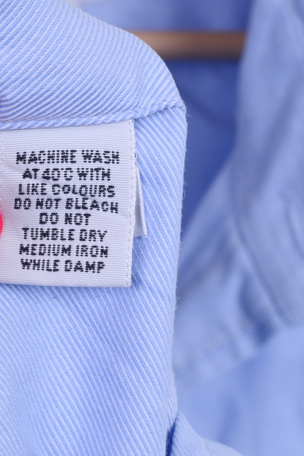 TM Lewin Chemise formelle pour homme 17 34,5 XXL Bleu Boutons de manchette en coton