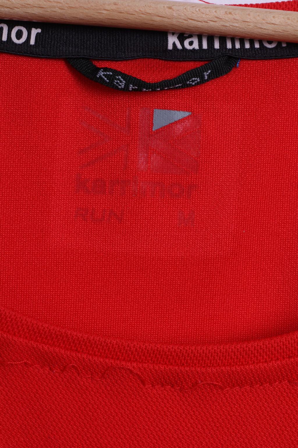 Karrimor Mens M Run Shirt Red Sleeveless Stretch Running Tank Top