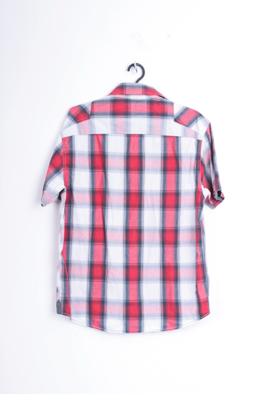 Tom Tompson Mens S Casual Shirt Check Motocross Cotton - RetrospectClothes