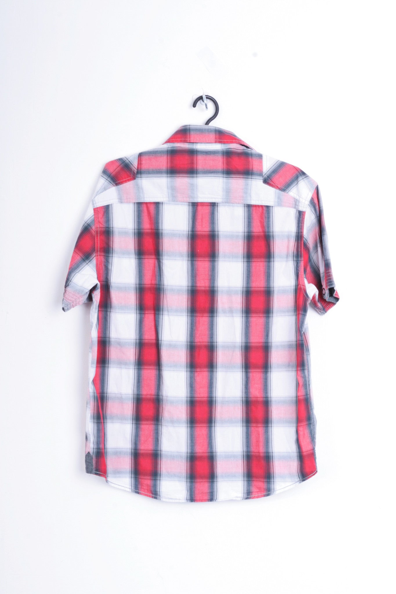 Tom Tompson Mens S Casual Shirt Check Motocross Cotton - RetrospectClothes