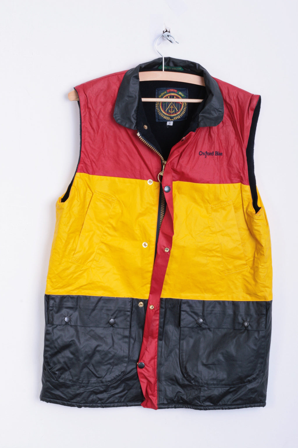 Oxford Blue Mens S Bodywarmer Vest Gilet British Millerain - RetrospectClothes