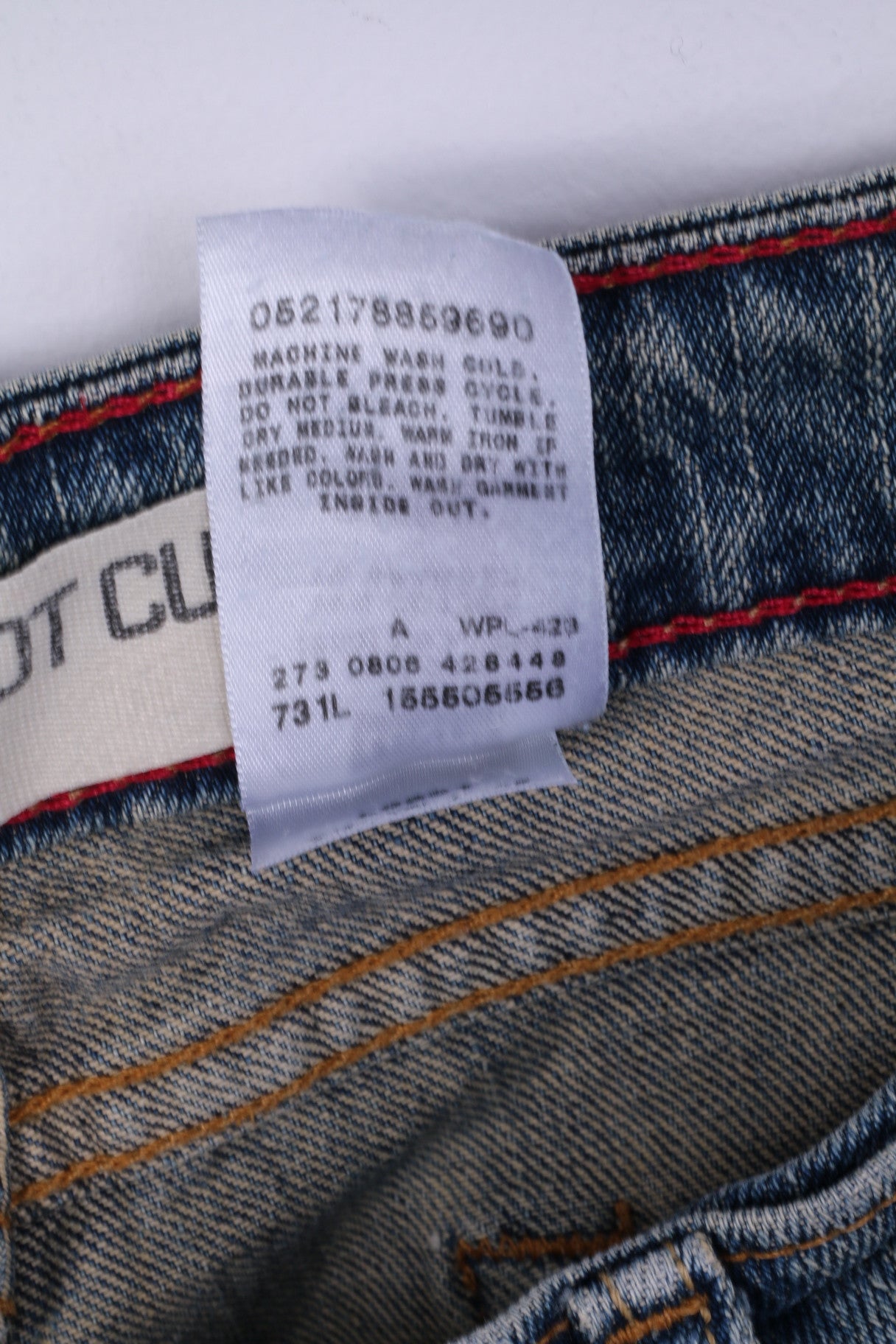 Levi Strauss&Co Womens XL Trousers Denim Jeans Low Boot Cut 545