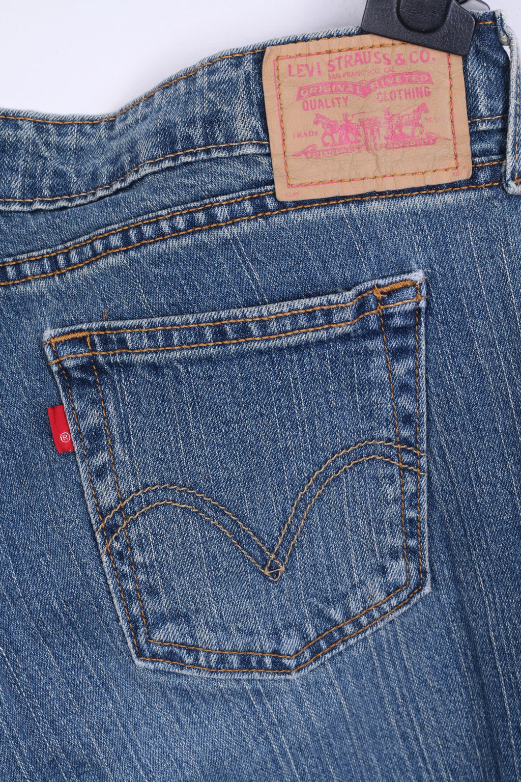 Levi Strauss&Co Womens XL Trousers Denim Jeans Low Boot Cut 545