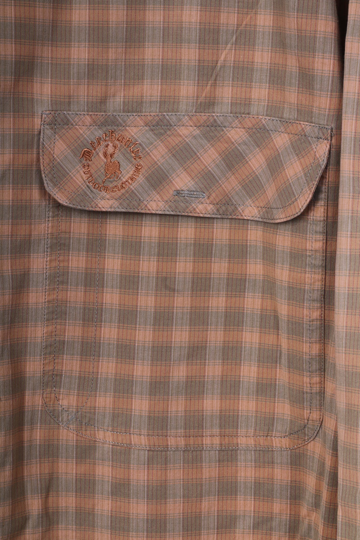 Deer Hunter Mens 39/40 XL Casual Shirt Check Button Down Collar Long Sleeve