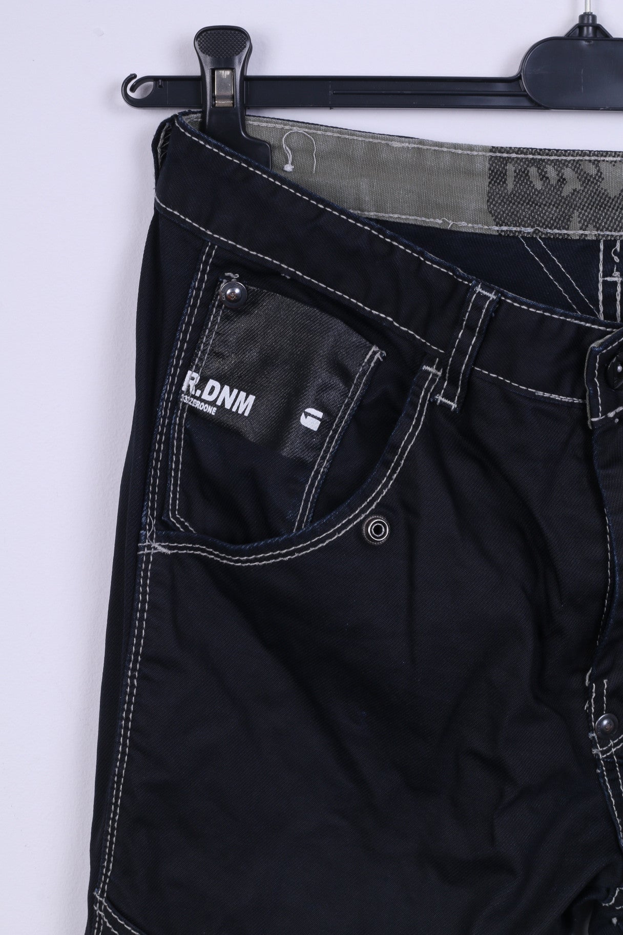 G-STAR RAW Womens W32 L34 Trousers Black Cotton Model  Zero One