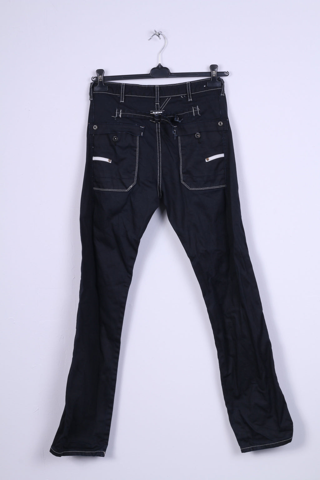 G-STAR RAW Womens W32 L34 Trousers Black Cotton Model  Zero One