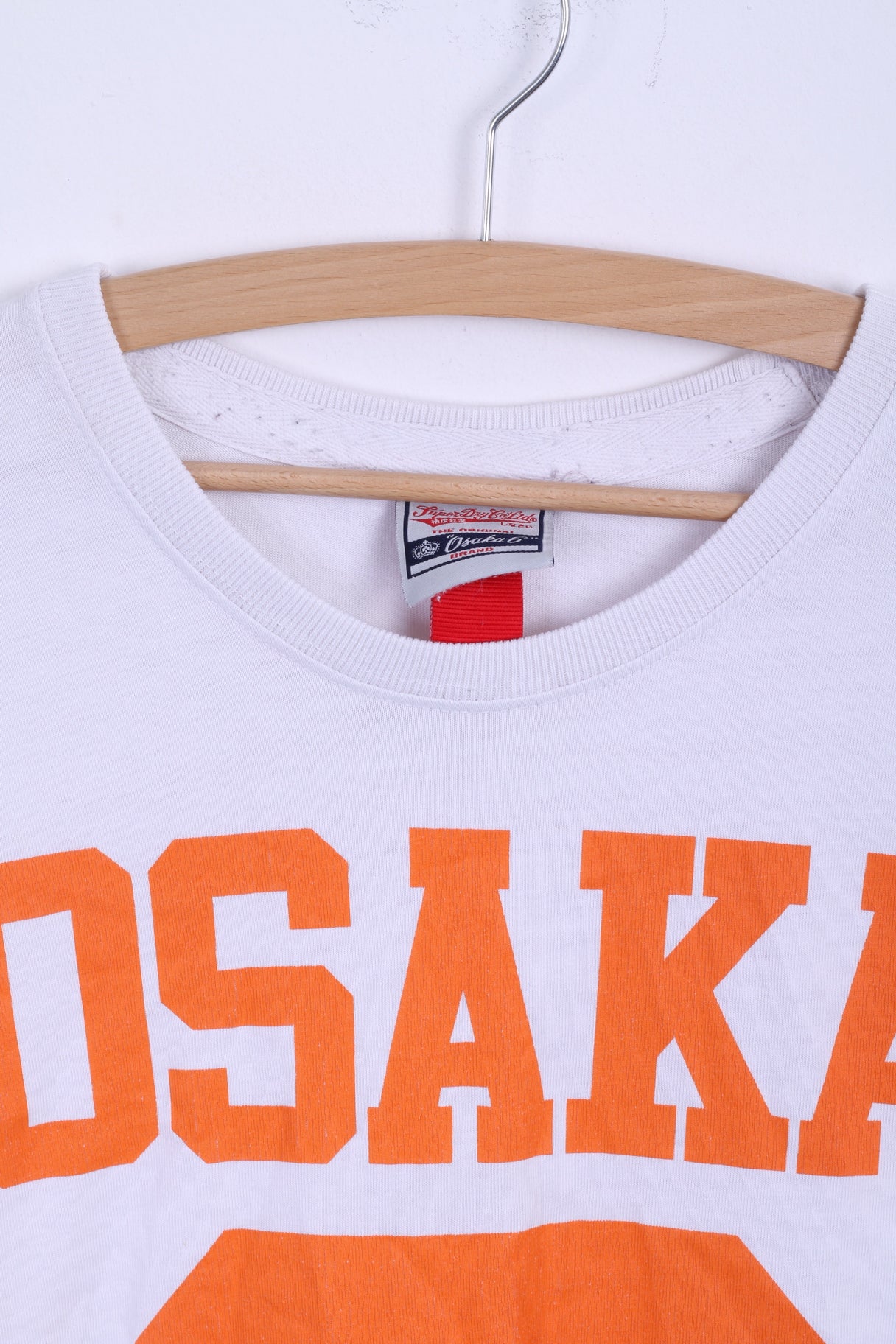 T-shirt da uomo XL Superdry Camicia in cotone bianco OSAKA Japan