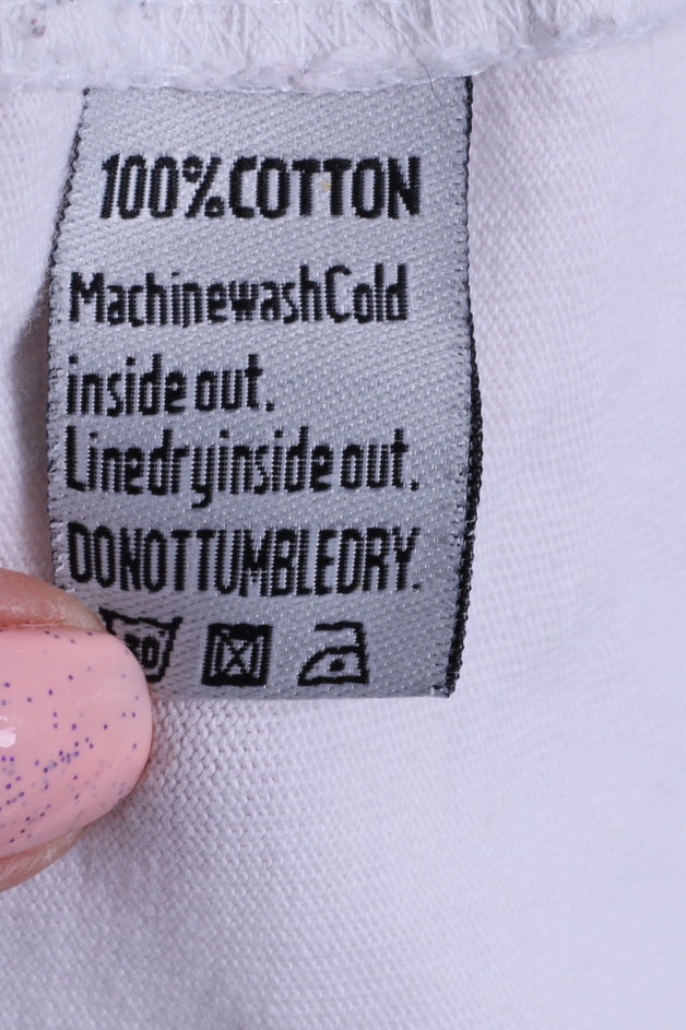 T-shirt da uomo XL Superdry Camicia in cotone bianco OSAKA Japan