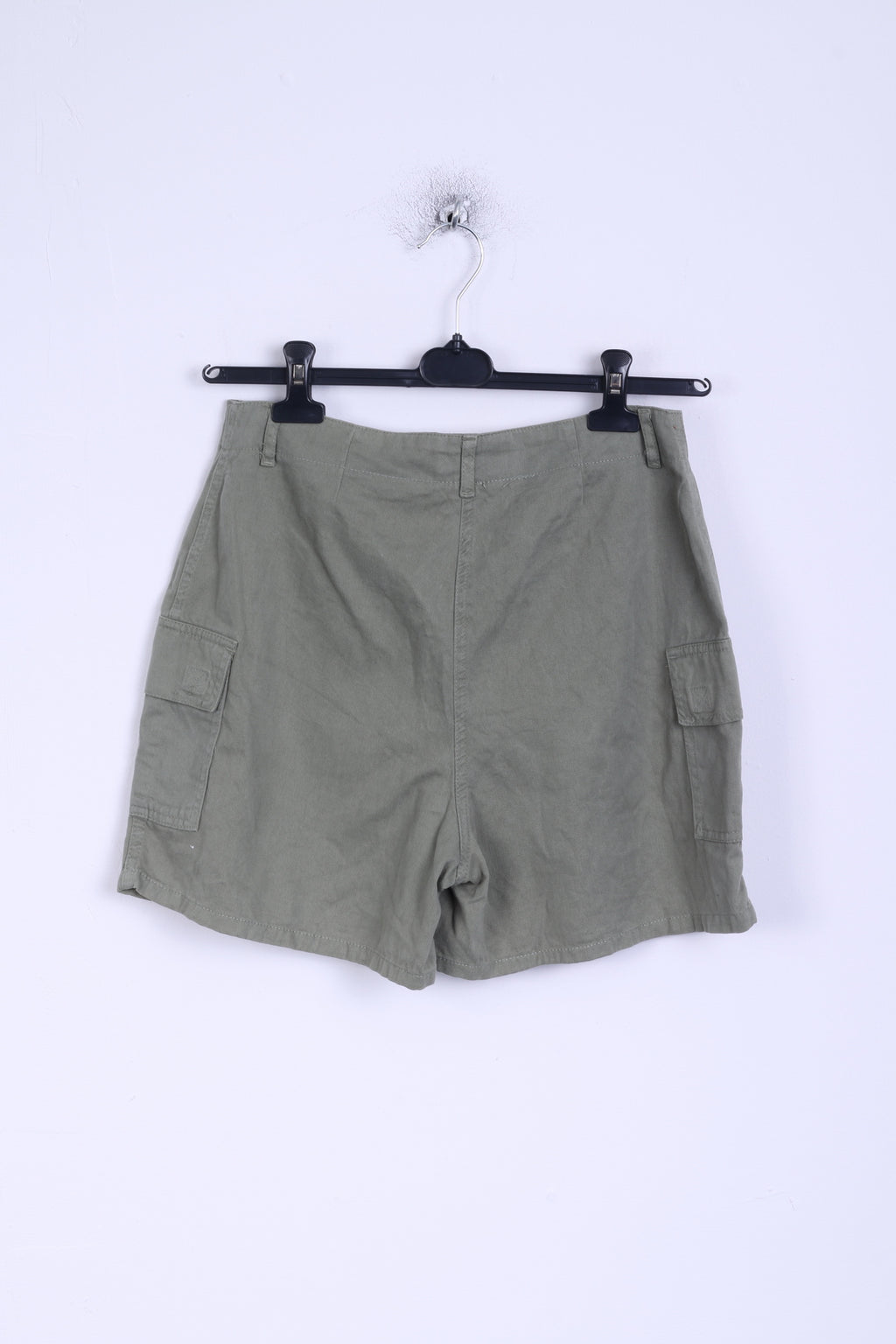 O zone Womens 12 M Shorts khaki Hight Waist Cotton