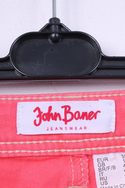John Baner Jeanswear Donna 12 38 Pantaloni Jeans in cotone rosa Denim