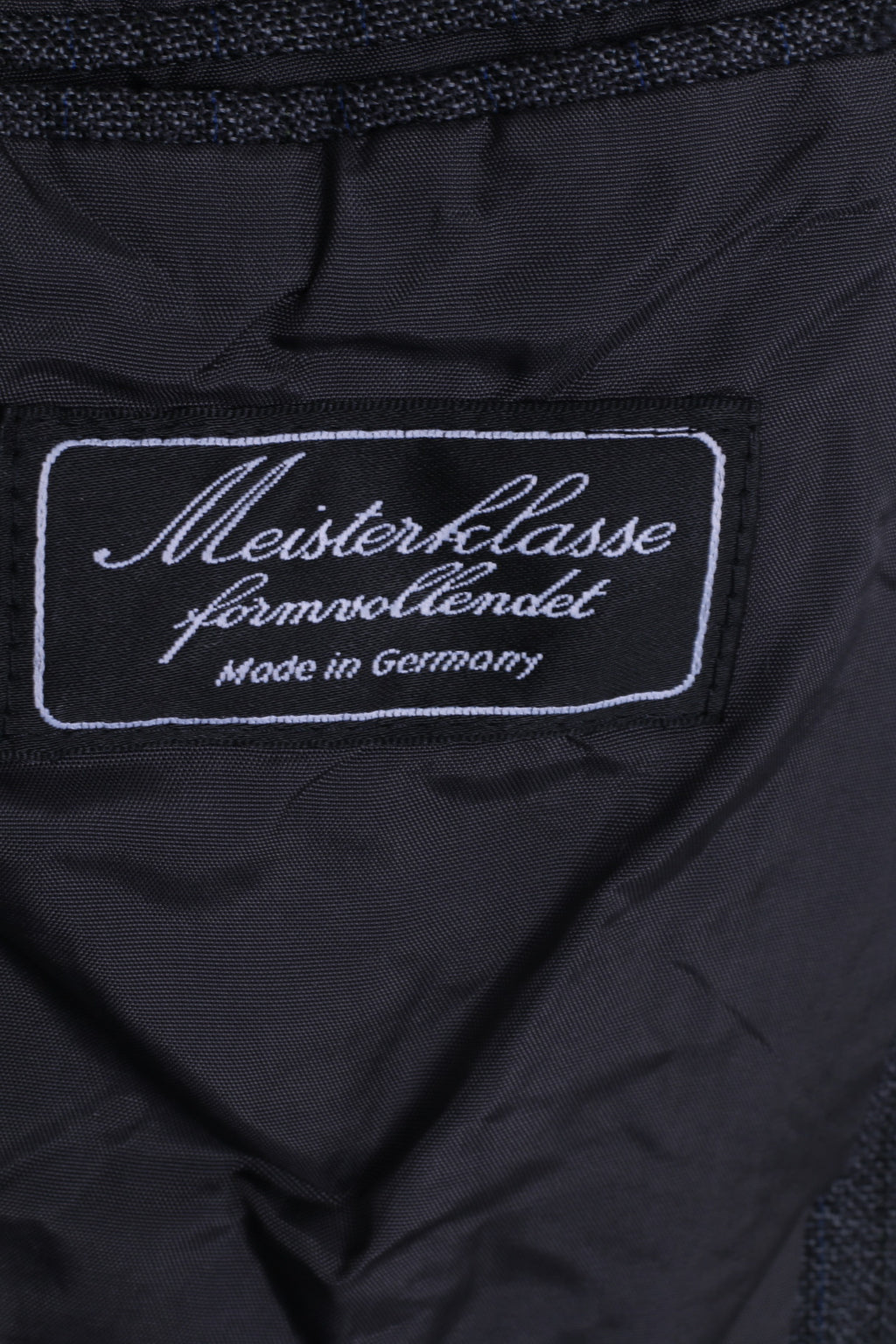 SAKO Giacca da uomo 24 S Giacca monopetto a righe in lana grigio blu