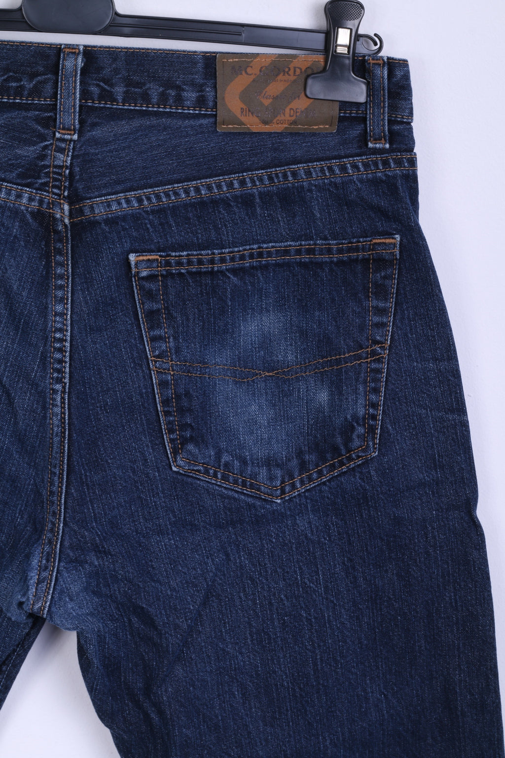 Mc Gordon Mens W34 L30 Jeans Trousers Navy Cotton Classic Fit