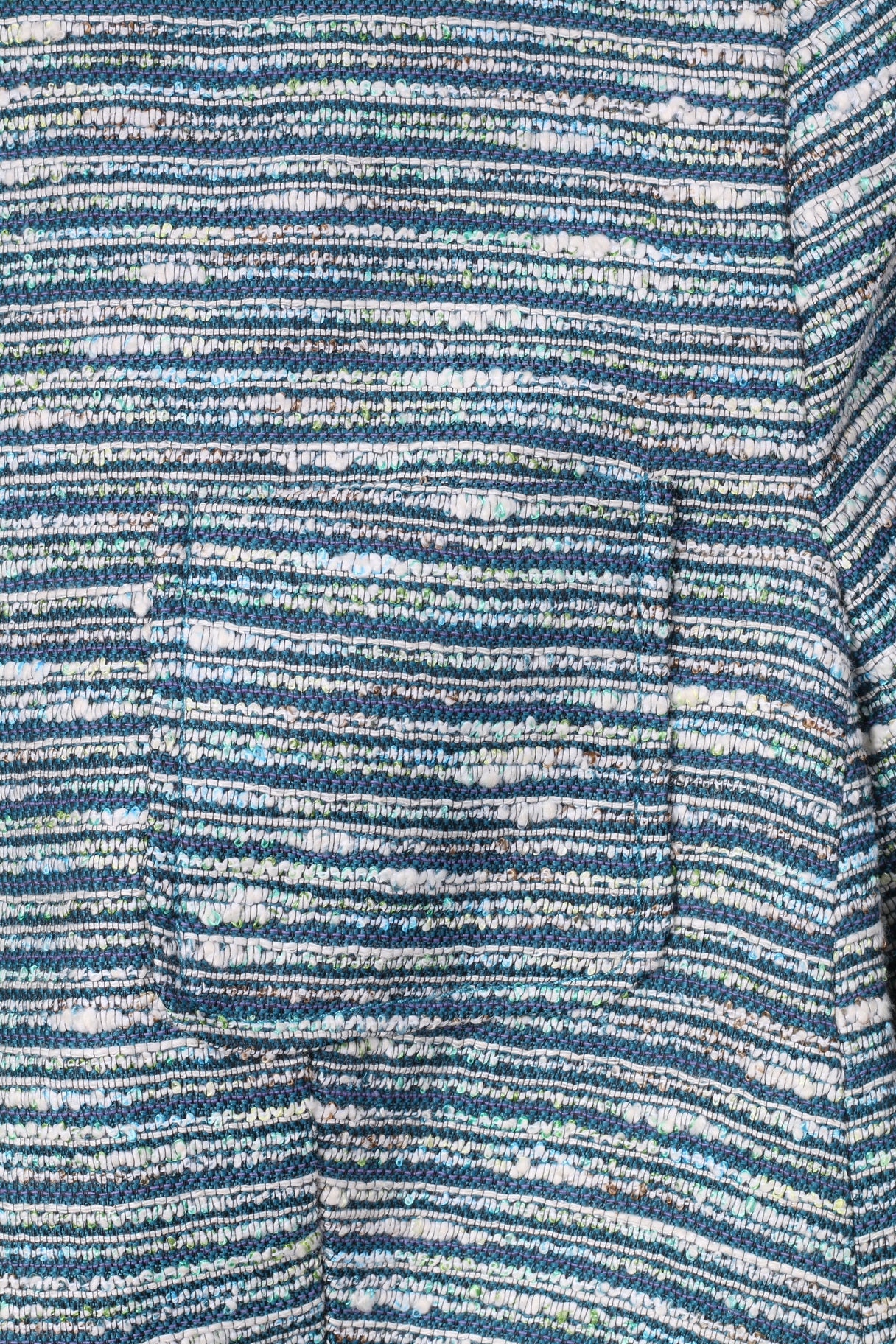 Esprit Donna 18 44 Blazer Verde a righe con colletto rialzato