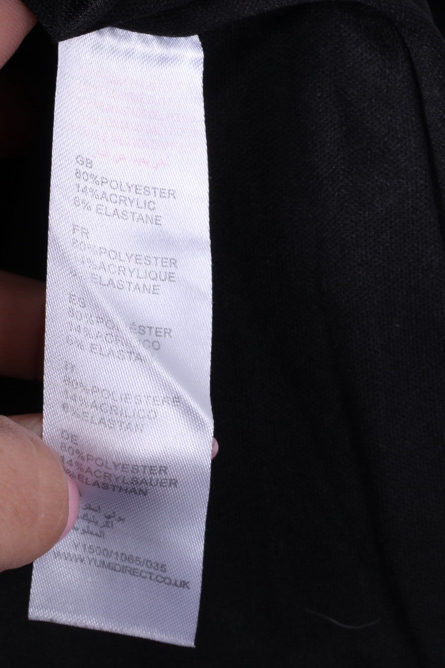 Yumi Womens 38 10 M Midi Dress Long Sleeve Check Black