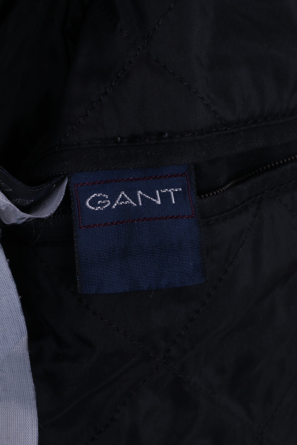Giacca Gant da uomo M Harrington in cotone nero con cerniera intera