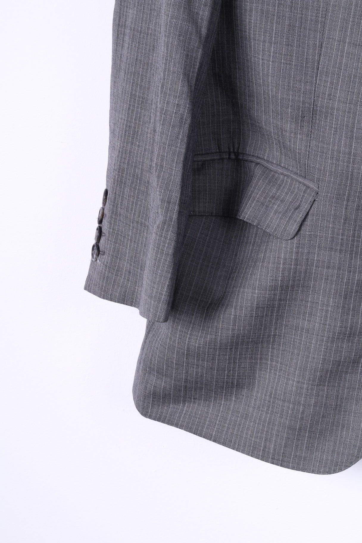 Top con spalline monopetto monopetto a quadri grigi da uomo Racing Green 52 Blazer