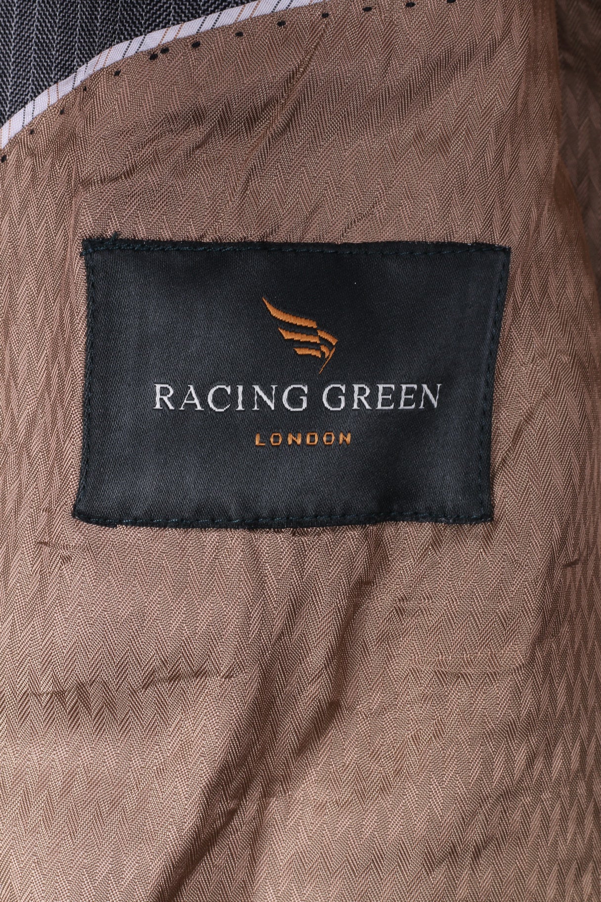 Top con spalline monopetto monopetto a quadri grigi da uomo Racing Green 52 Blazer