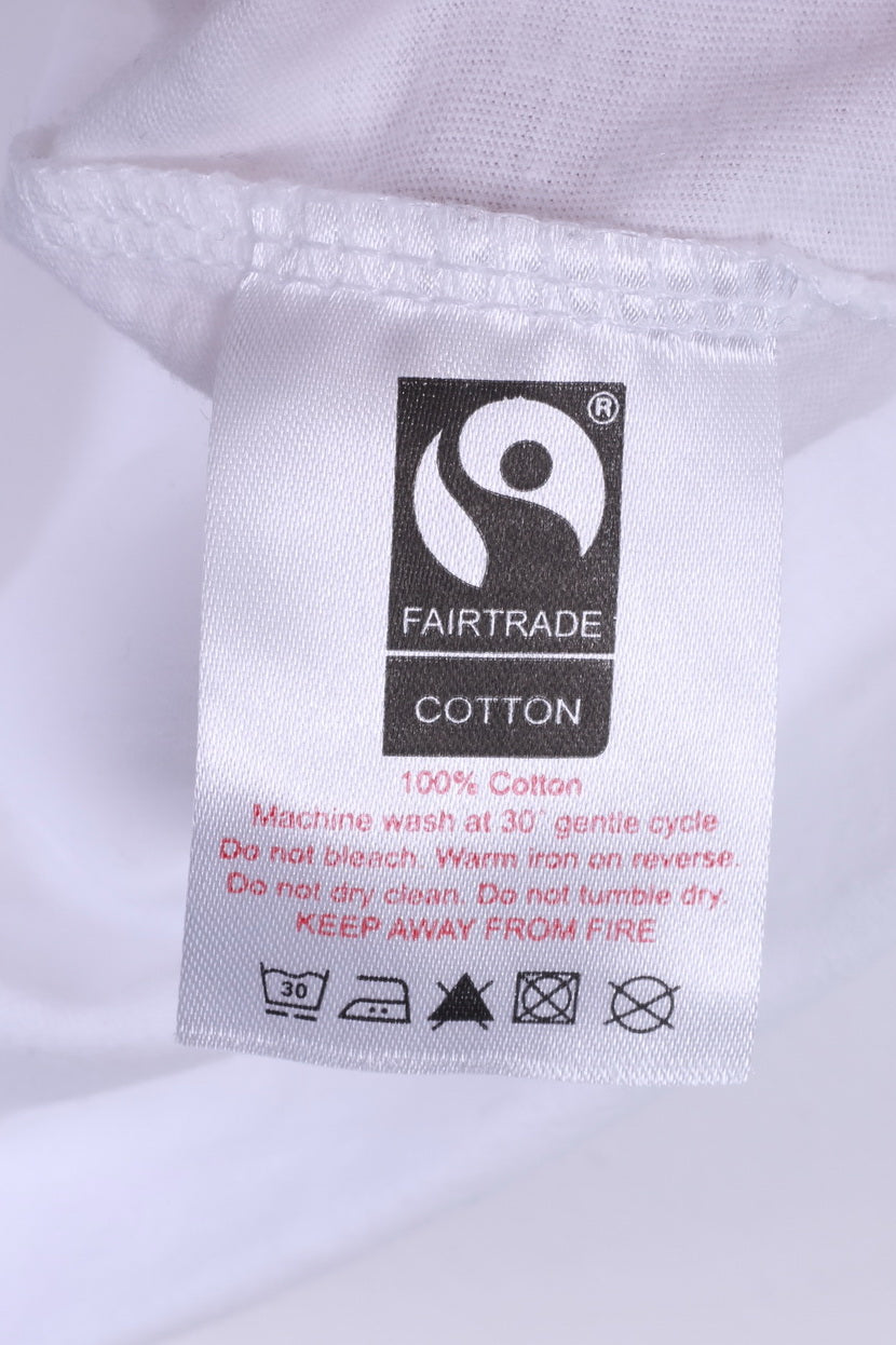 T-shirt da donna L con grafica Comic Relief Greated Eleanor di Rankin Cat Red Nose in cotone bianco 