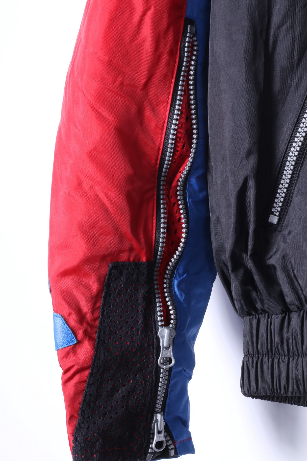 FLM Polo Mens L Racing Jacket Noir Greyhound Moto Textile Haut