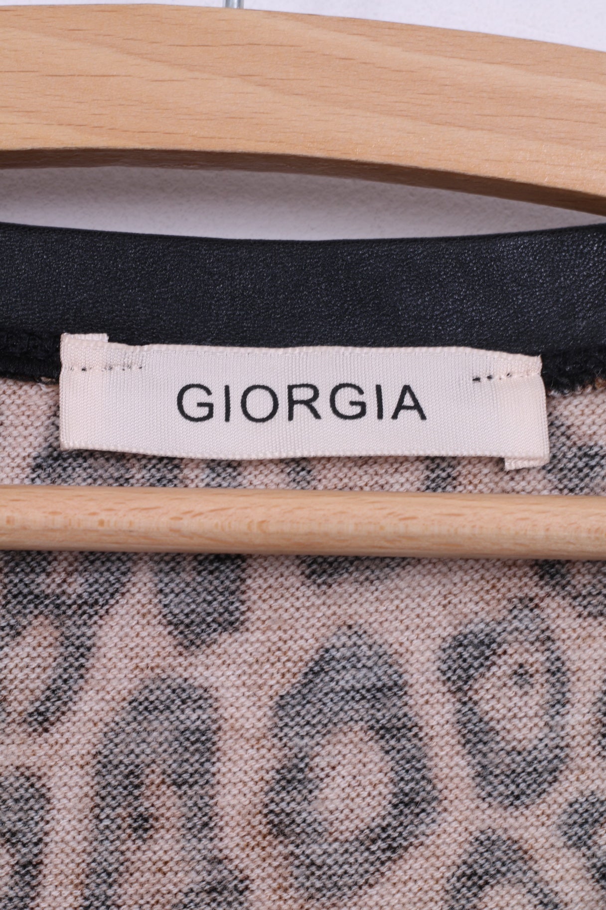 Giorgia Chemise S Femme Noir Animal Léopard Imprimé Simili Cuir Fête 